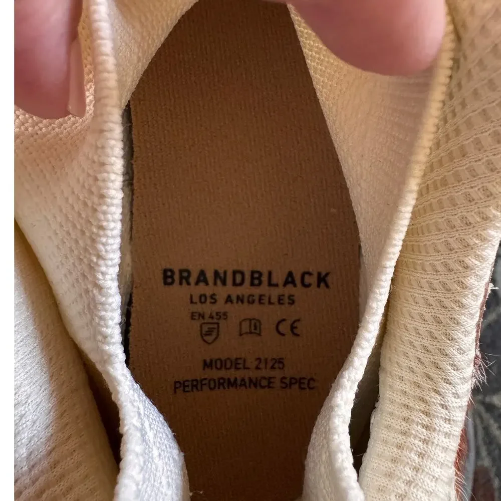 Brandblack Aura Faux Ponyhair Sneakers Brown Cow Size 9 2125 Leather Carbon38